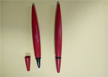 Водоустойчивая жидкостная ручка карандаша для глаз, карандаш для глаз красного АБС материальный продолжительный