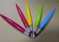 Карандаш карандаша для глаз ПП пластиковый жидкостный упаковывая любую форму 125,3 * 8.7мм Чили цвета