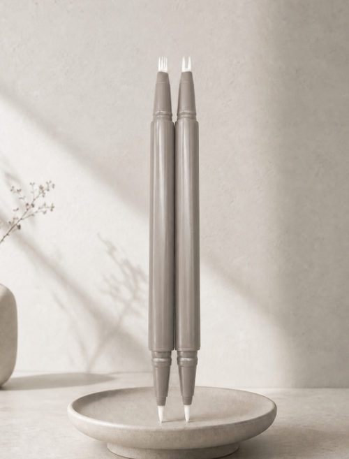 Последние блоги о компании Dual‑Ended Tank Cosmetic Pen E‑870 | Felt Tip with 2‑Prong & 4‑Prong Fork Tip Options