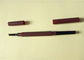 Двойной главный карандаш брови Таупе, пластиковый карандаш 142 * 11мм щетки брови