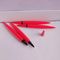 Изготовленный на заказ водоустойчивый карандаш карандаша для глаз, красный цвет впрыски карандаша для глаз ручки Пп жидкостный
