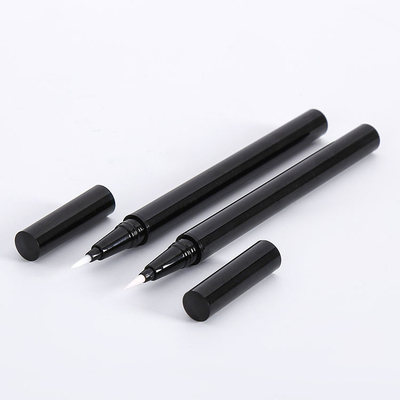 Хорошая цена. Cosmetic packaging material for thin Eyeliner pen thin liquid Eye line pencil with steel beads empty black container онлайн
