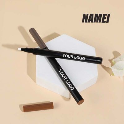 Хорошая цена. Eyebrow Pencil Waterproof Fork Tip Eyebrow Tattoo Pen Tube OEM Four Tips Eyebrow Pencil онлайн