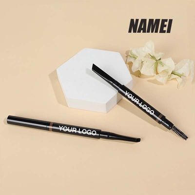 Хорошая цена. ABS Eyebrow Pencil Tube Cosmetic Packaging Round Eyebrow Pencil Empty Tube Fill Plastic Eyebrow Pencil Container онлайн