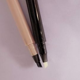 Хорошая цена. ПП пластиковый водонепроницаемый карандаш для глаз с четырьмя вилками с печатью логотипа на заказ онлайн